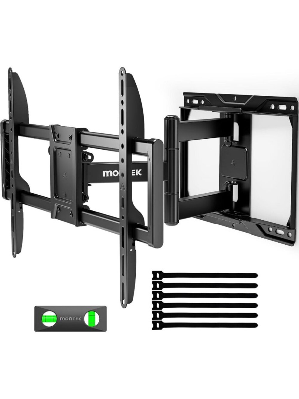 Full Motion TV Wall Mount for 37-84 Inch TVs - Adjustable, Swivel, Tilt Design